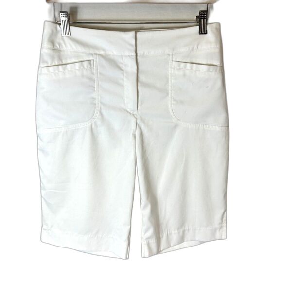 Tail Activewear Chalk White Classic High Rise Golf Shorts Size 4 - Picture 3 of 13